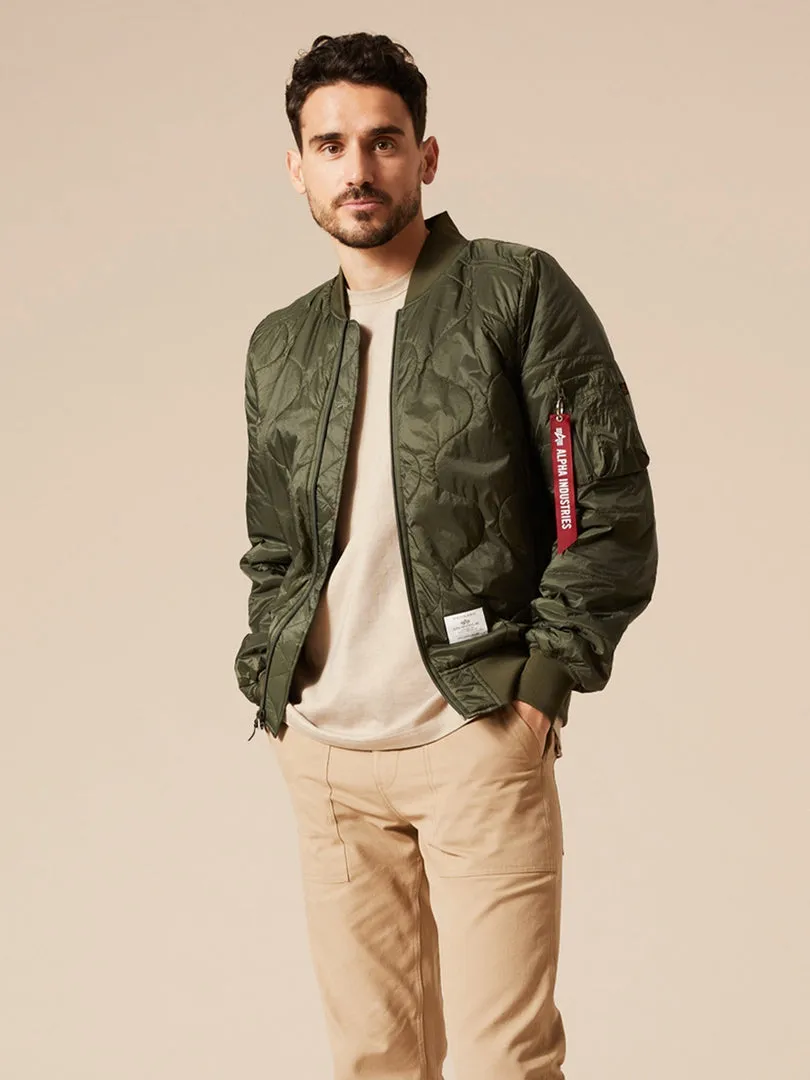 Alpha L-2B Quilted Bomber Jacket