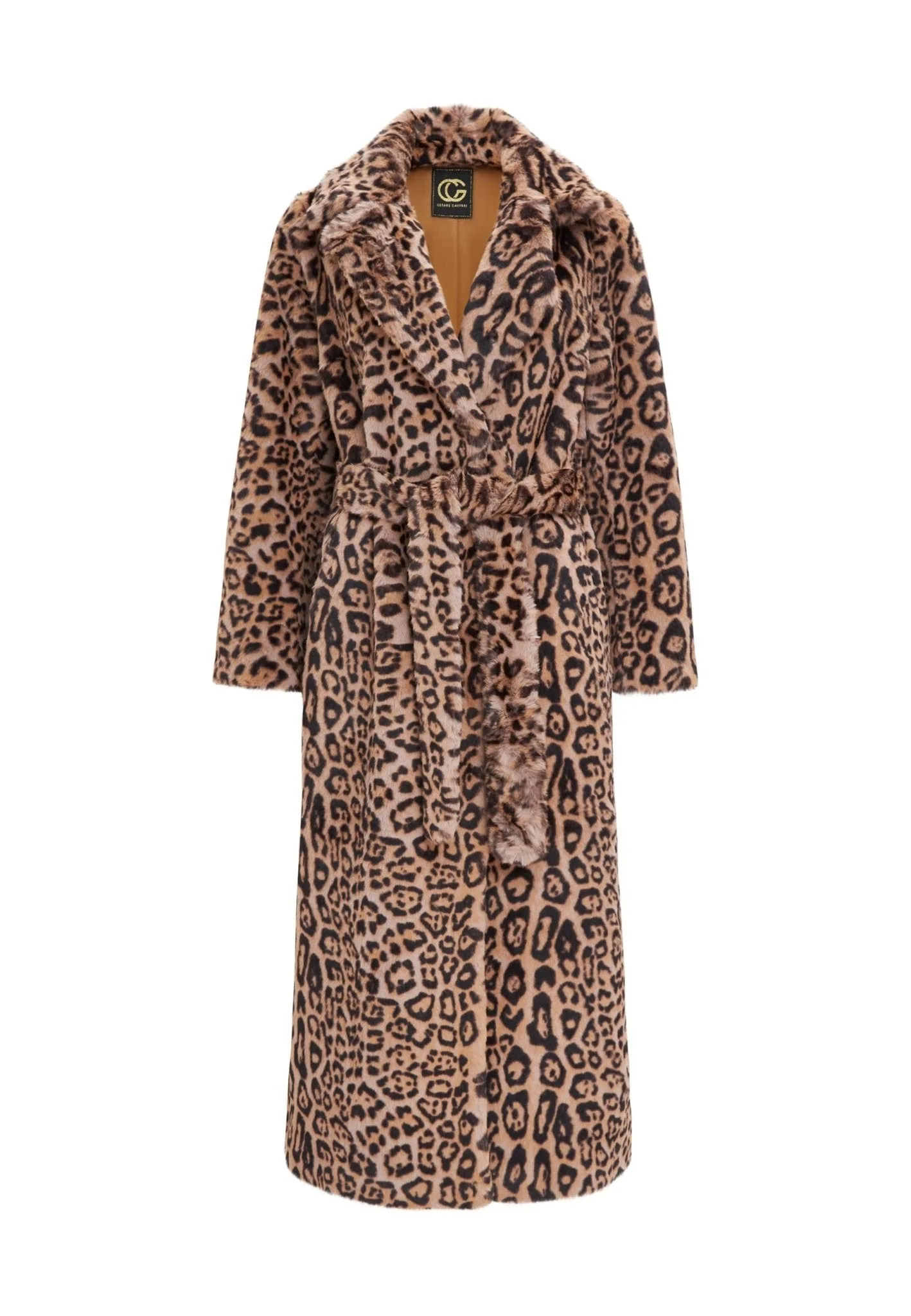 Animal print Long Winter Coat