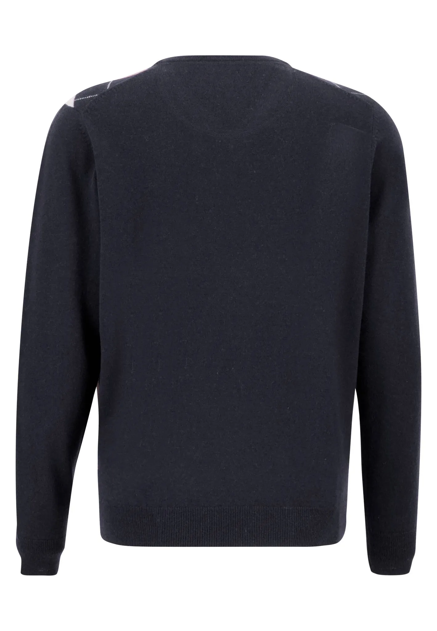 Argyll V Neck Wool Pullover