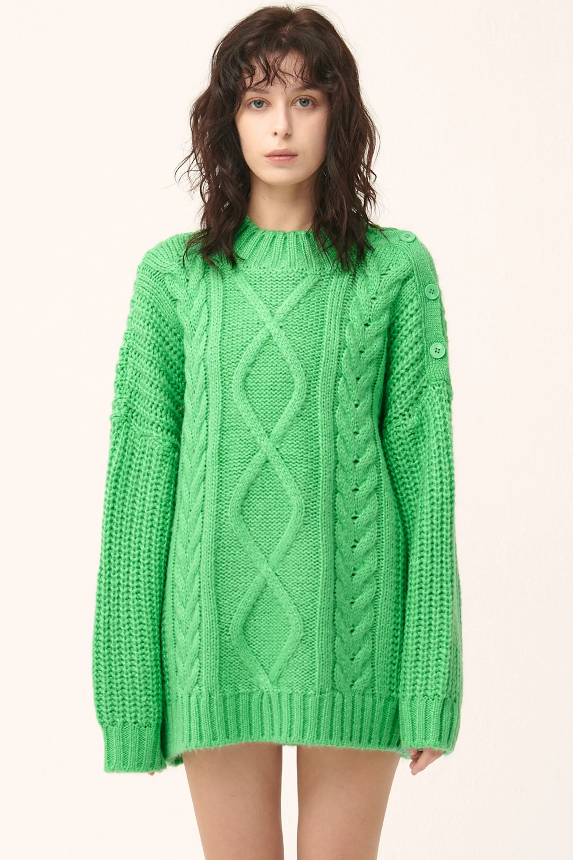 Avery Cable Sweater/Dress