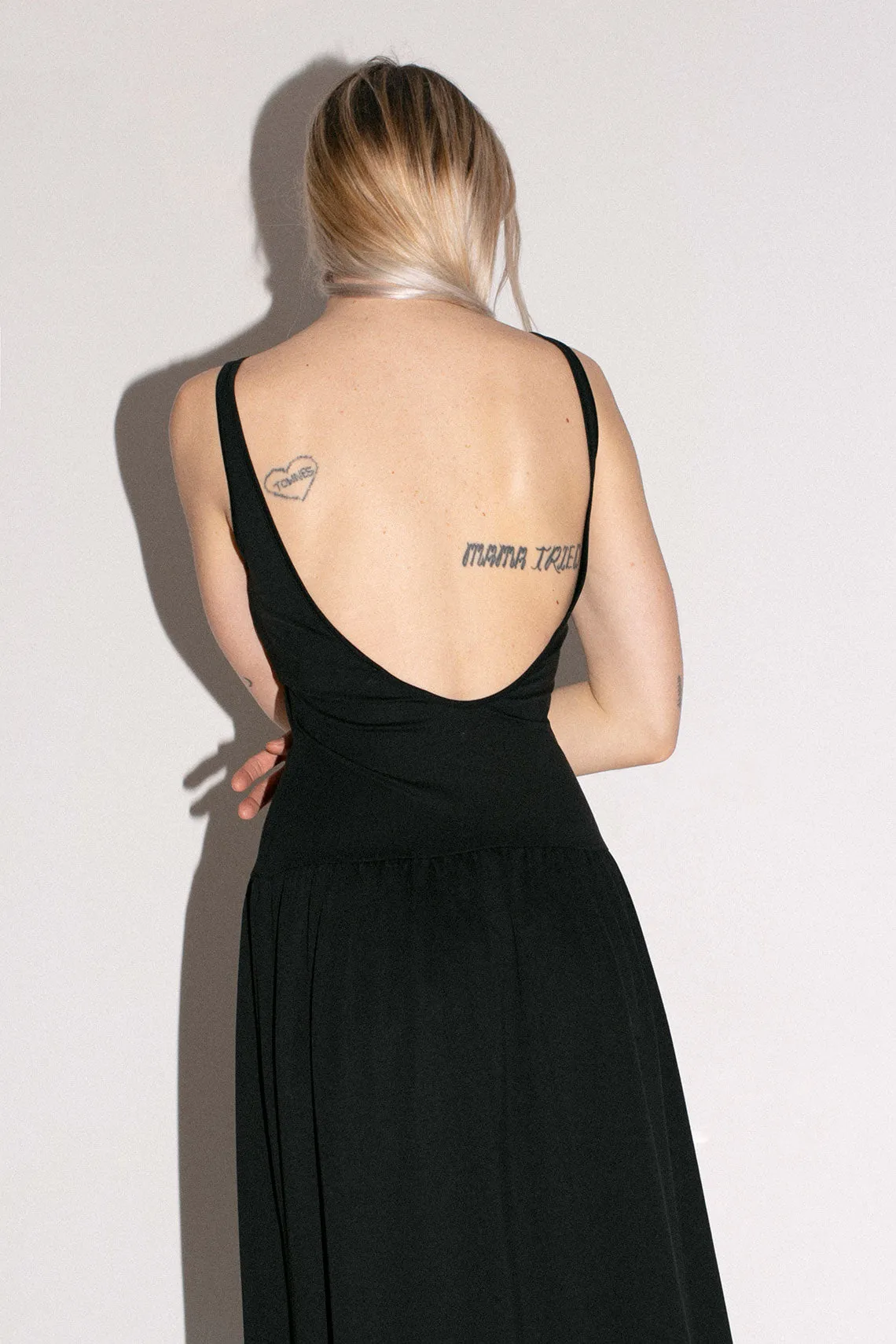 Black Genua Tank Dress