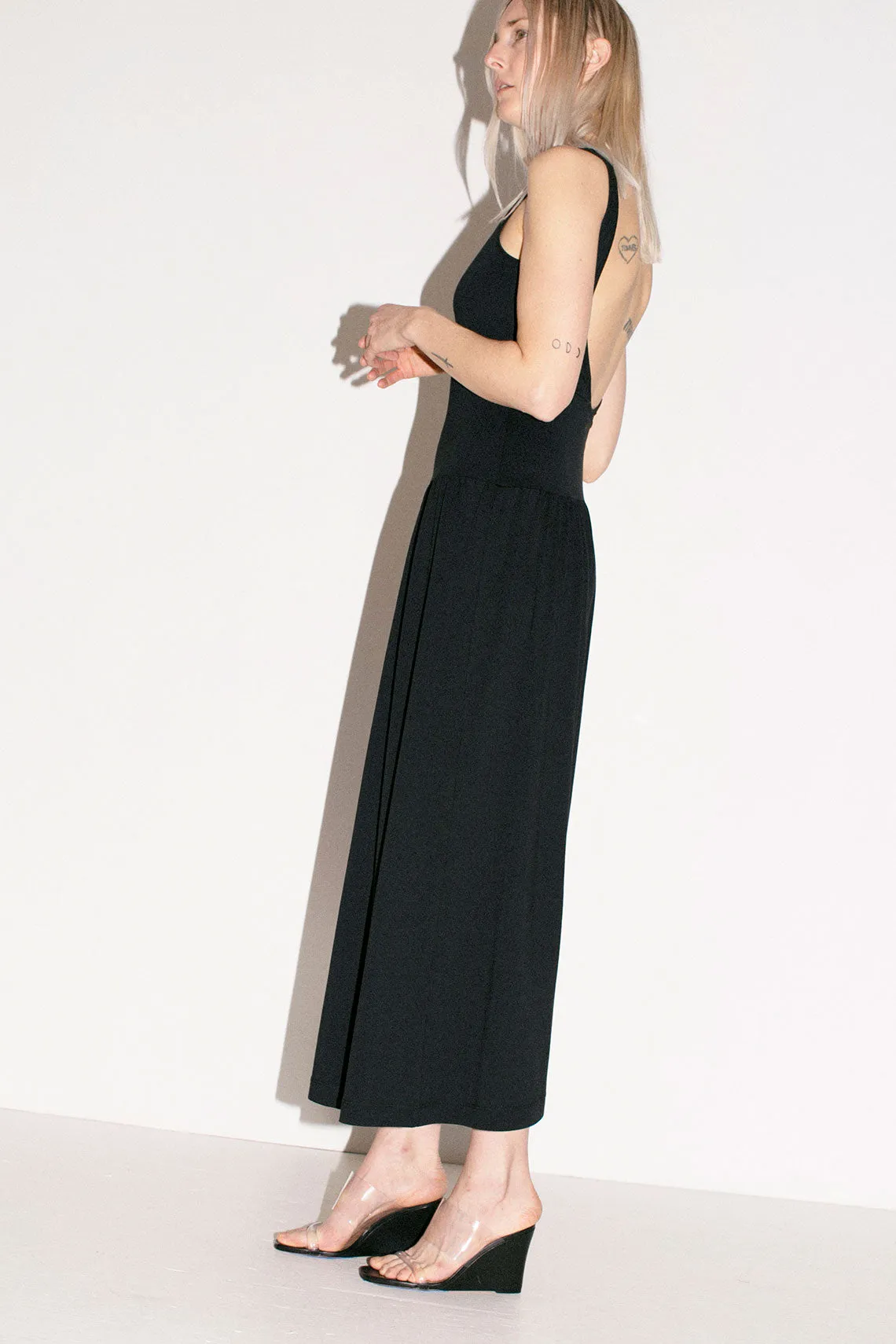 Black Genua Tank Dress