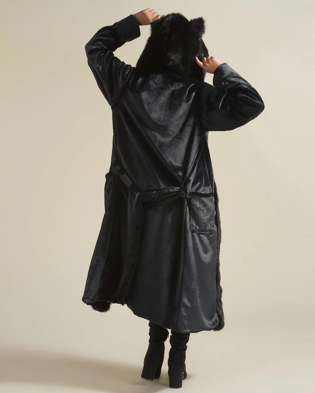 Black Panther Classic Faux Fur Style Robe | Women's