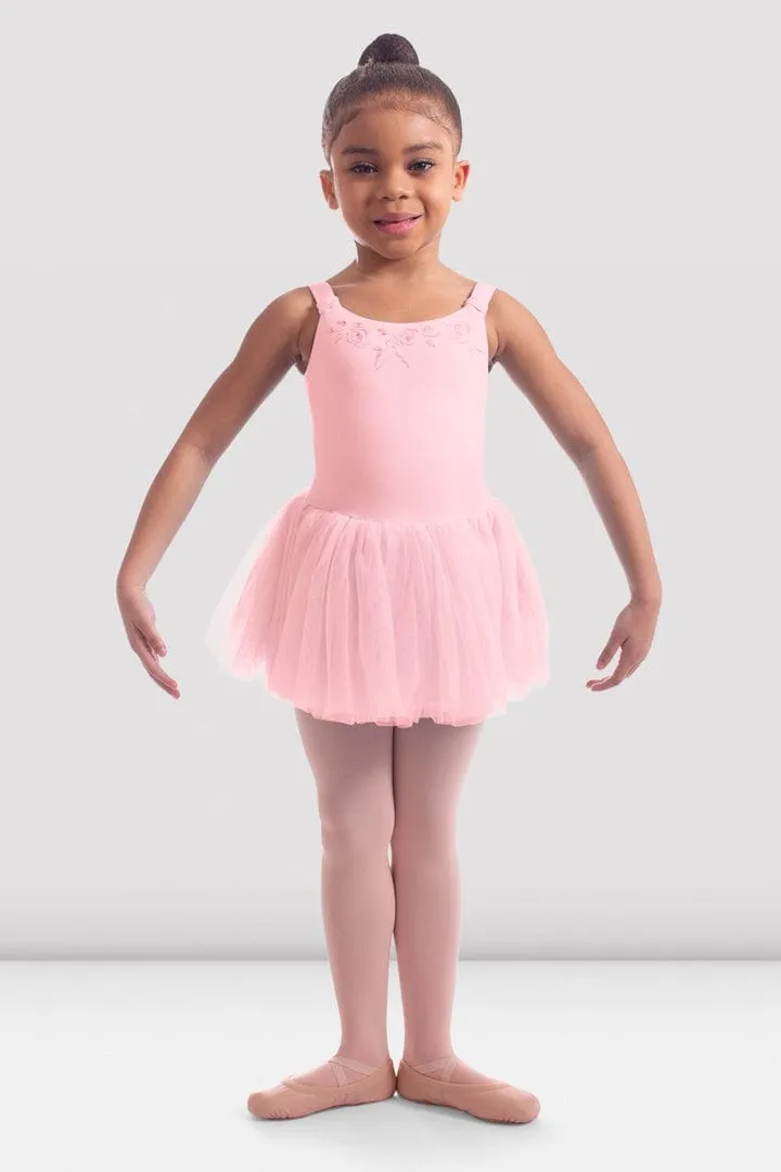 Bloch CL2357 Embroidered Wide Strap Kids Tutu Leotard