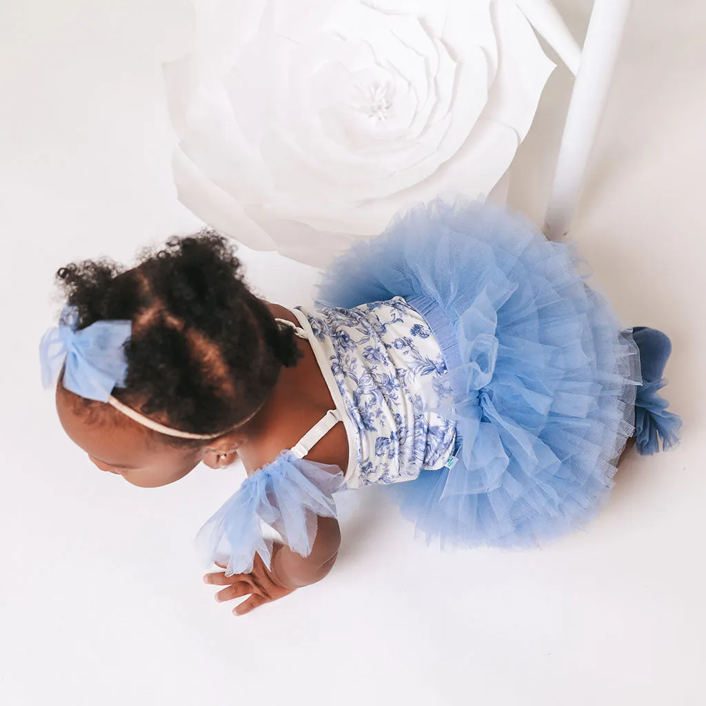 Blue Dew Tulle Bloomer