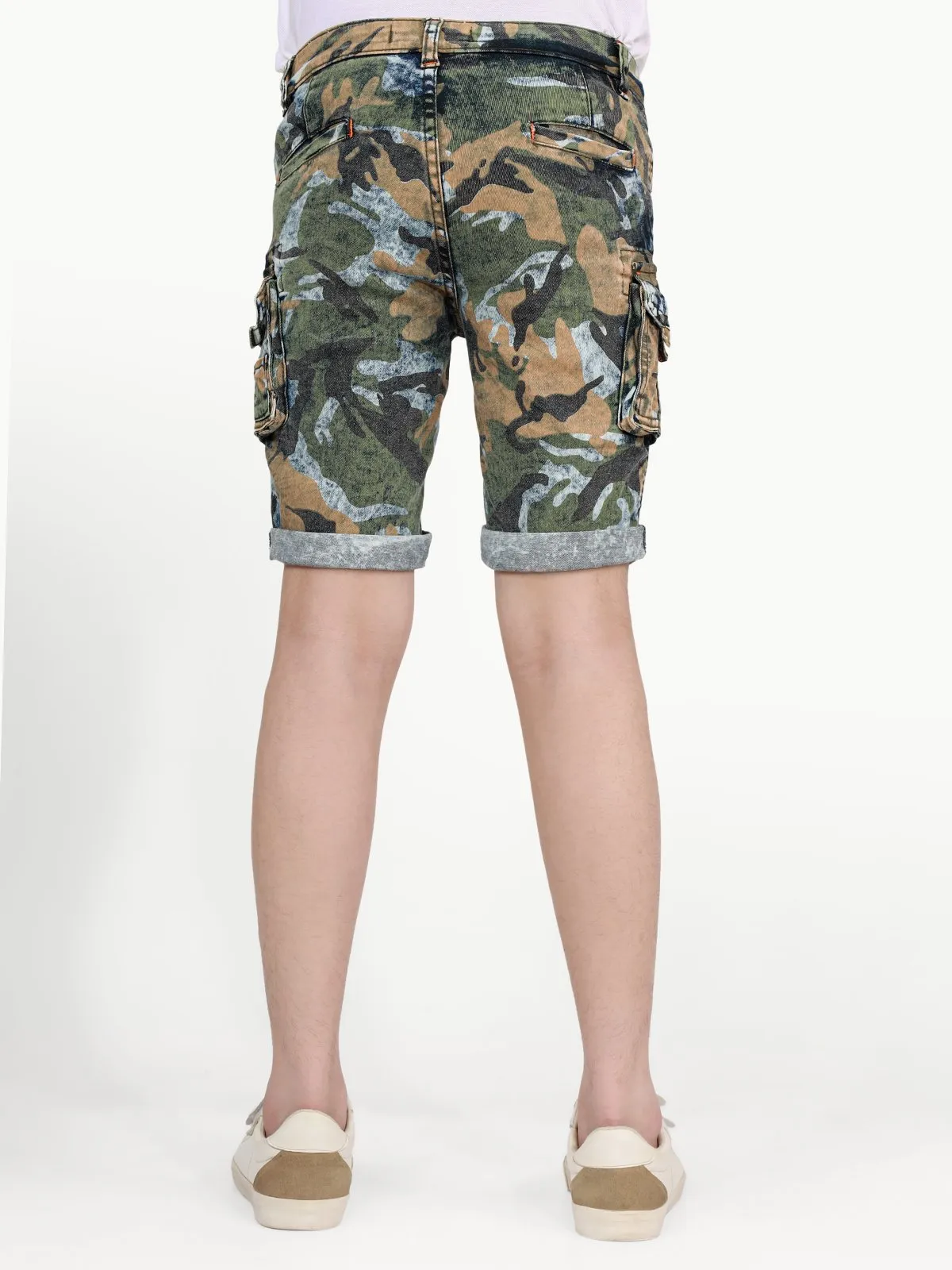 Boy's Blue Camo Shorts - EBBSW22-001