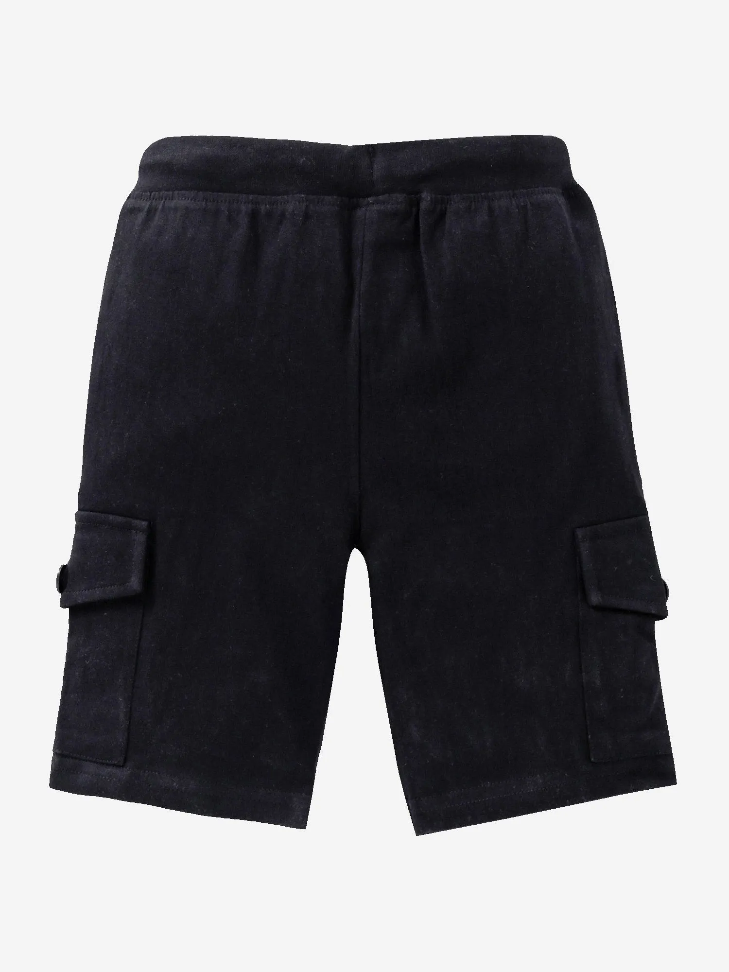 Boys Solid Knit Cargo Short Pack Of 2