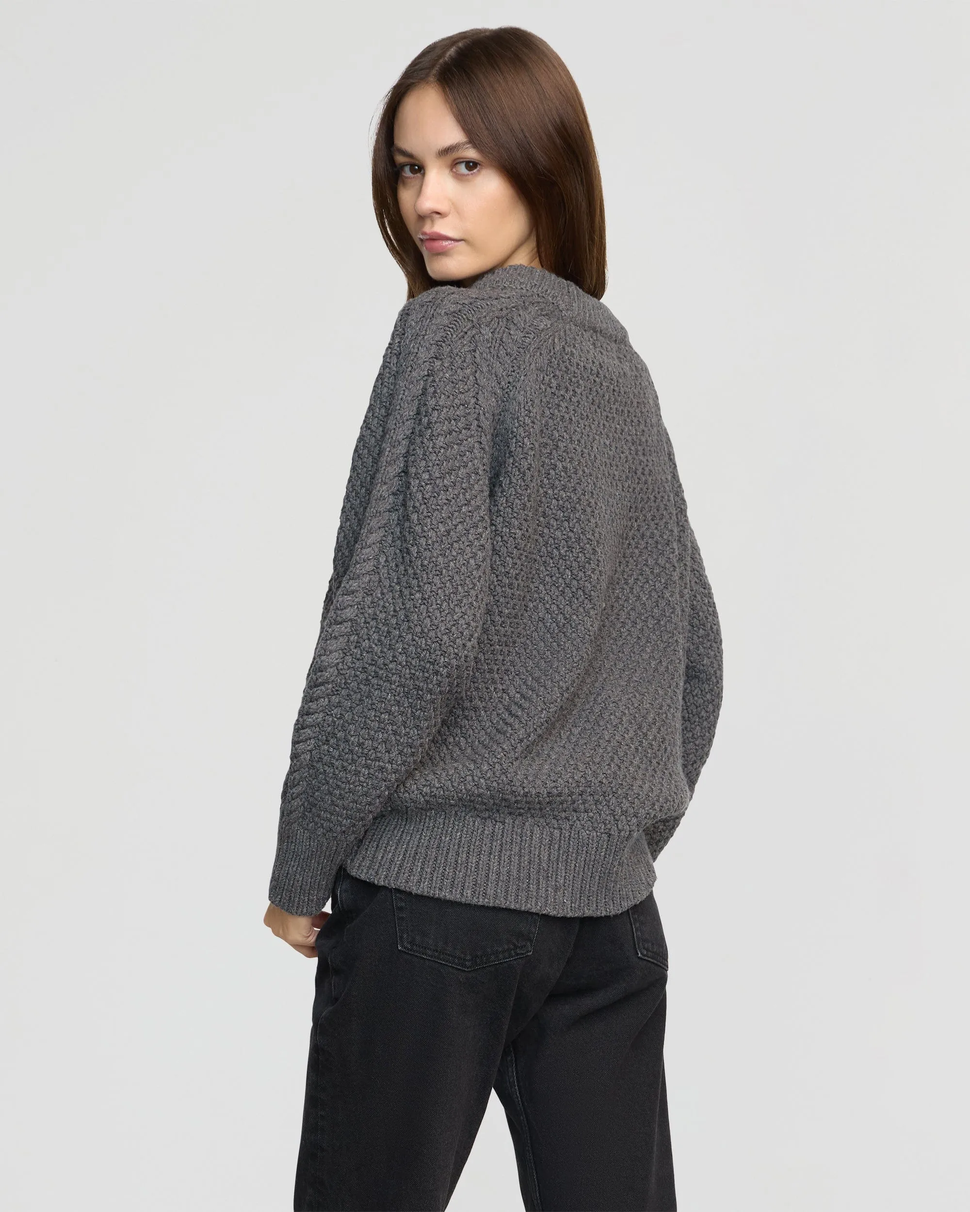 Brady Chunky Cable Knit Sweater