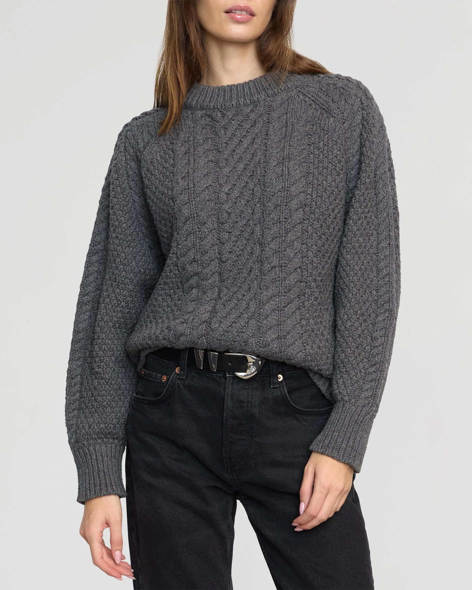 Brady Chunky Cable Knit Sweater