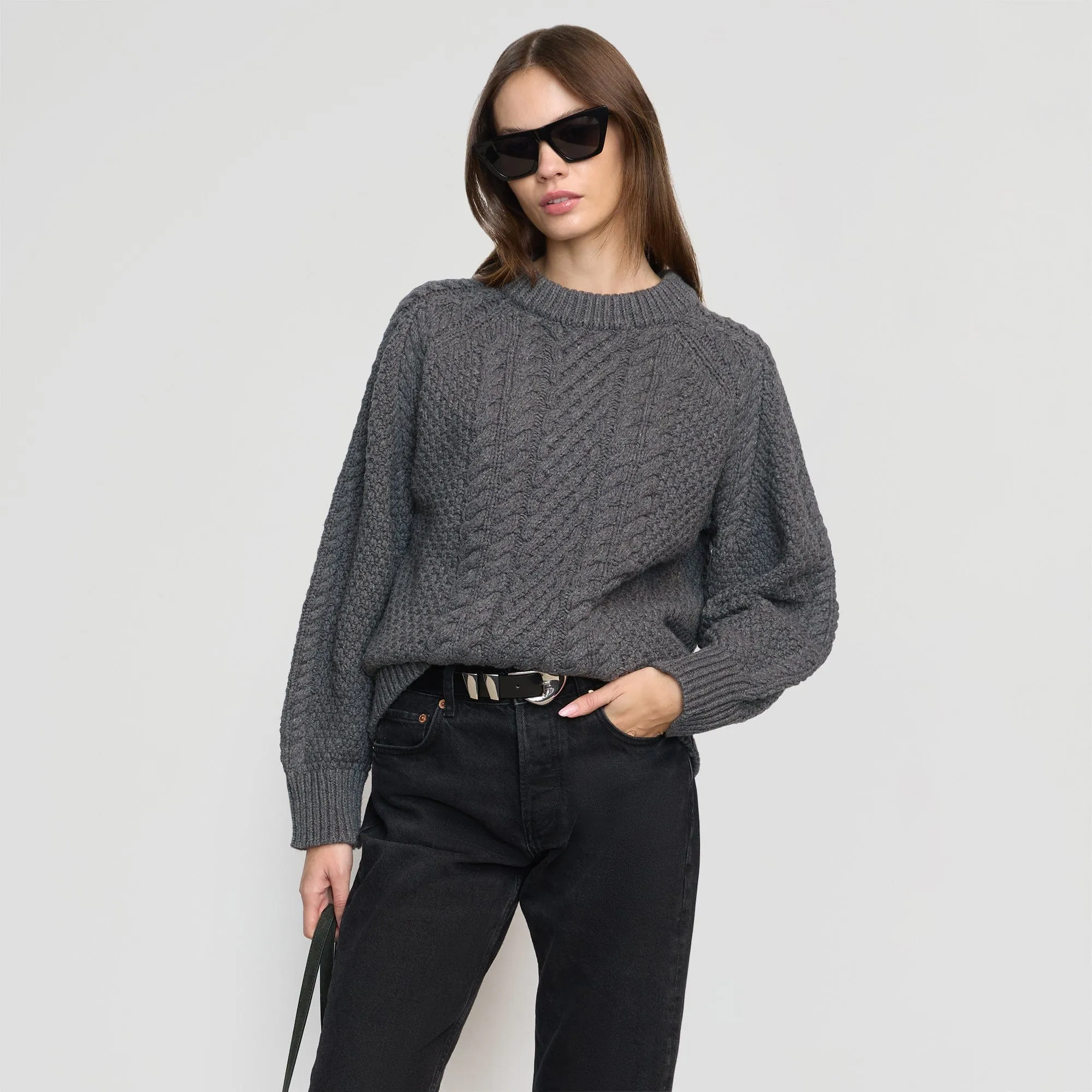 Brady Chunky Cable Knit Sweater