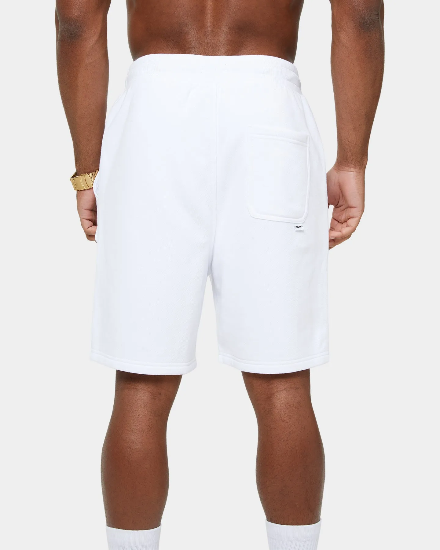 Carre Dominateur Cargo Shorts White