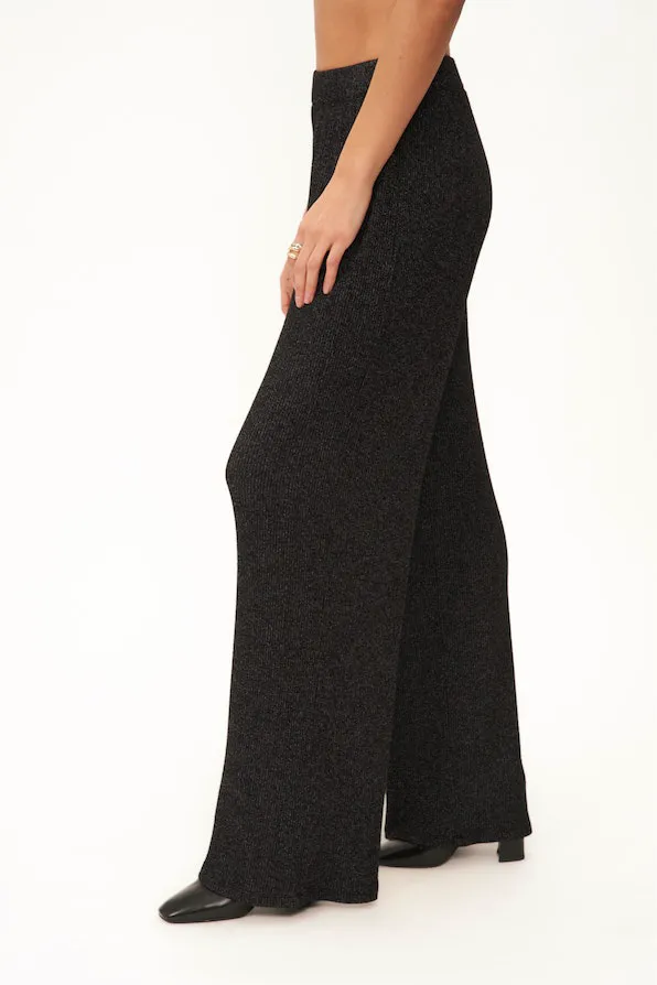 Catch Flights Wide Leg Rib Pants