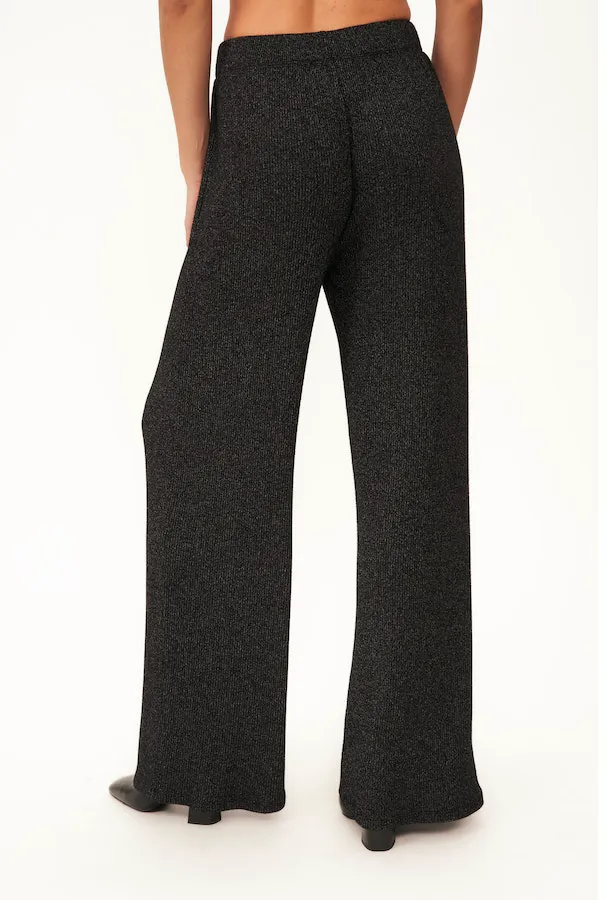 Catch Flights Wide Leg Rib Pants