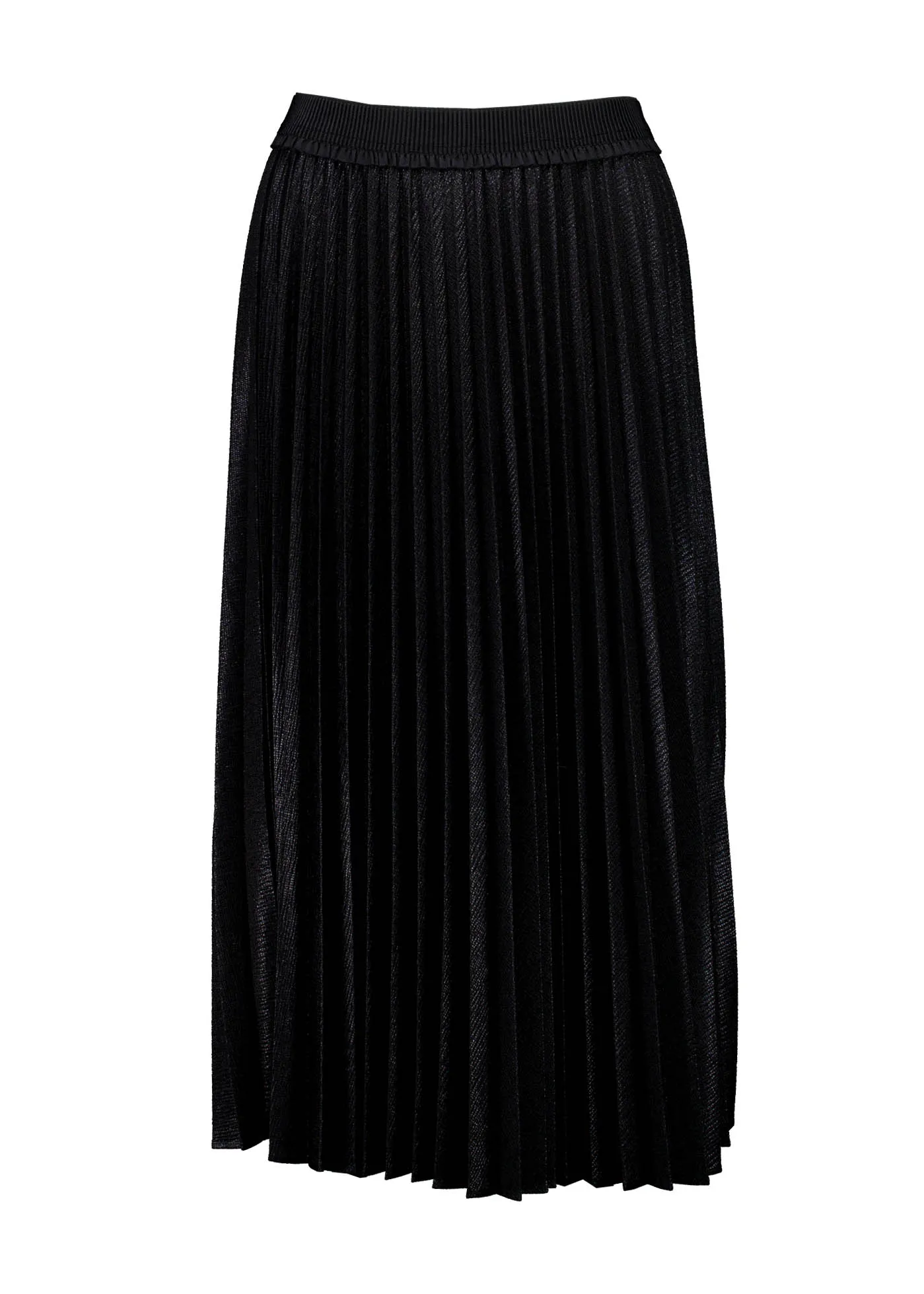 Champagne Pleat Skirt Black