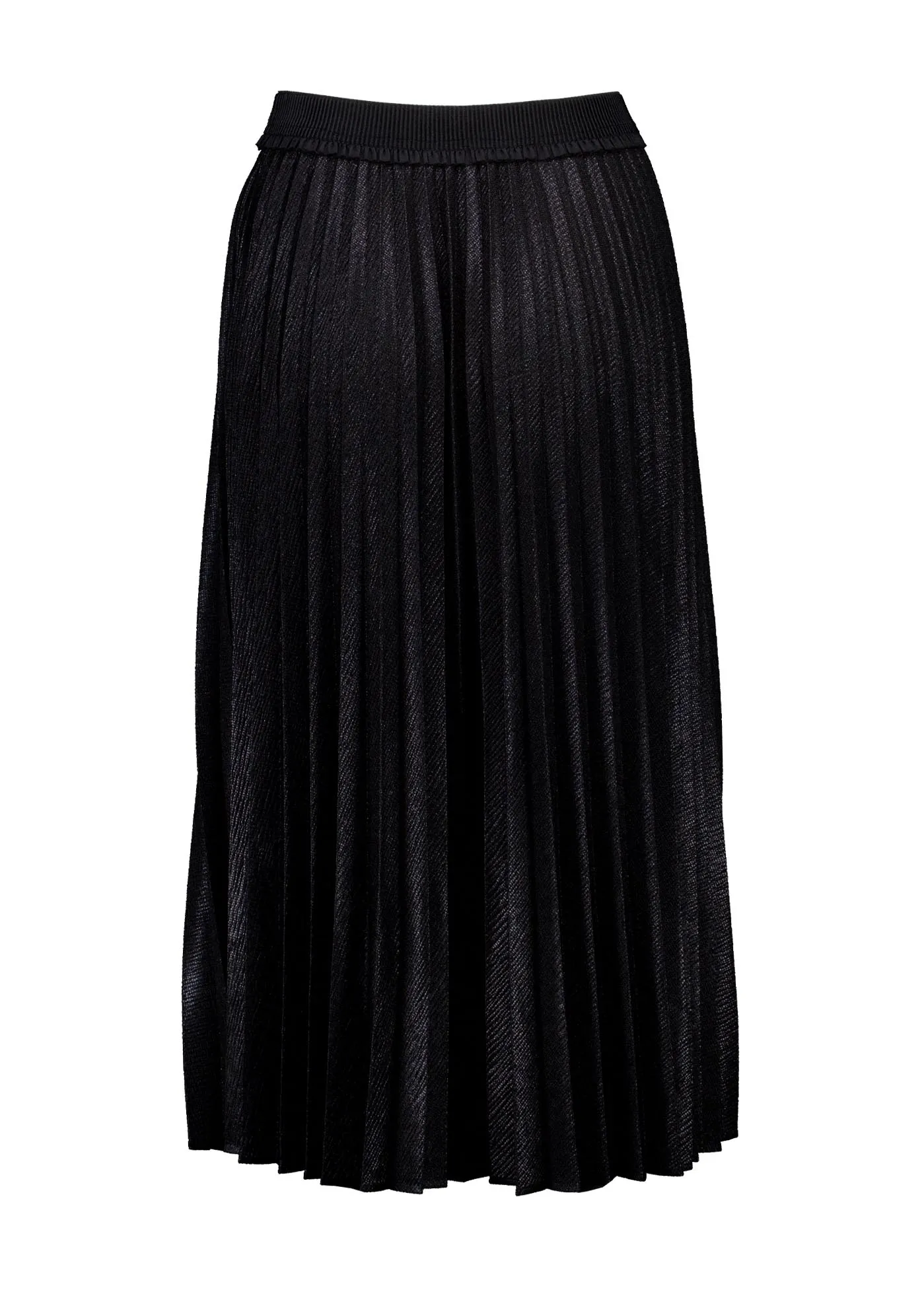 Champagne Pleat Skirt Black