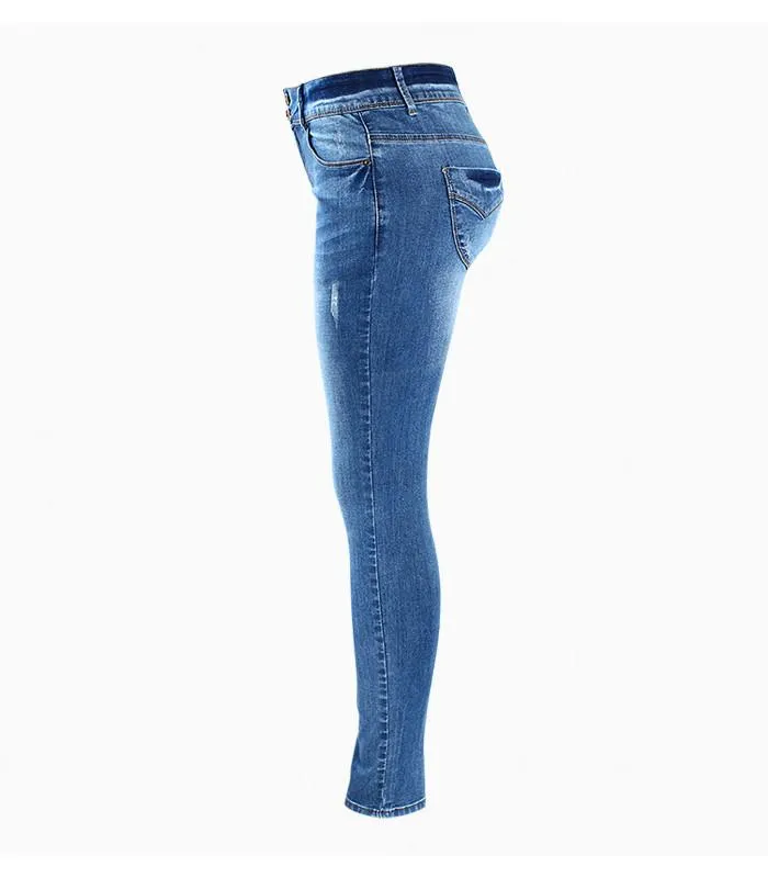 Classic Blue Stretch Skinny Jeans