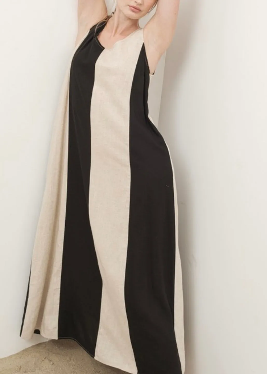 Colorblock Maxi Dress