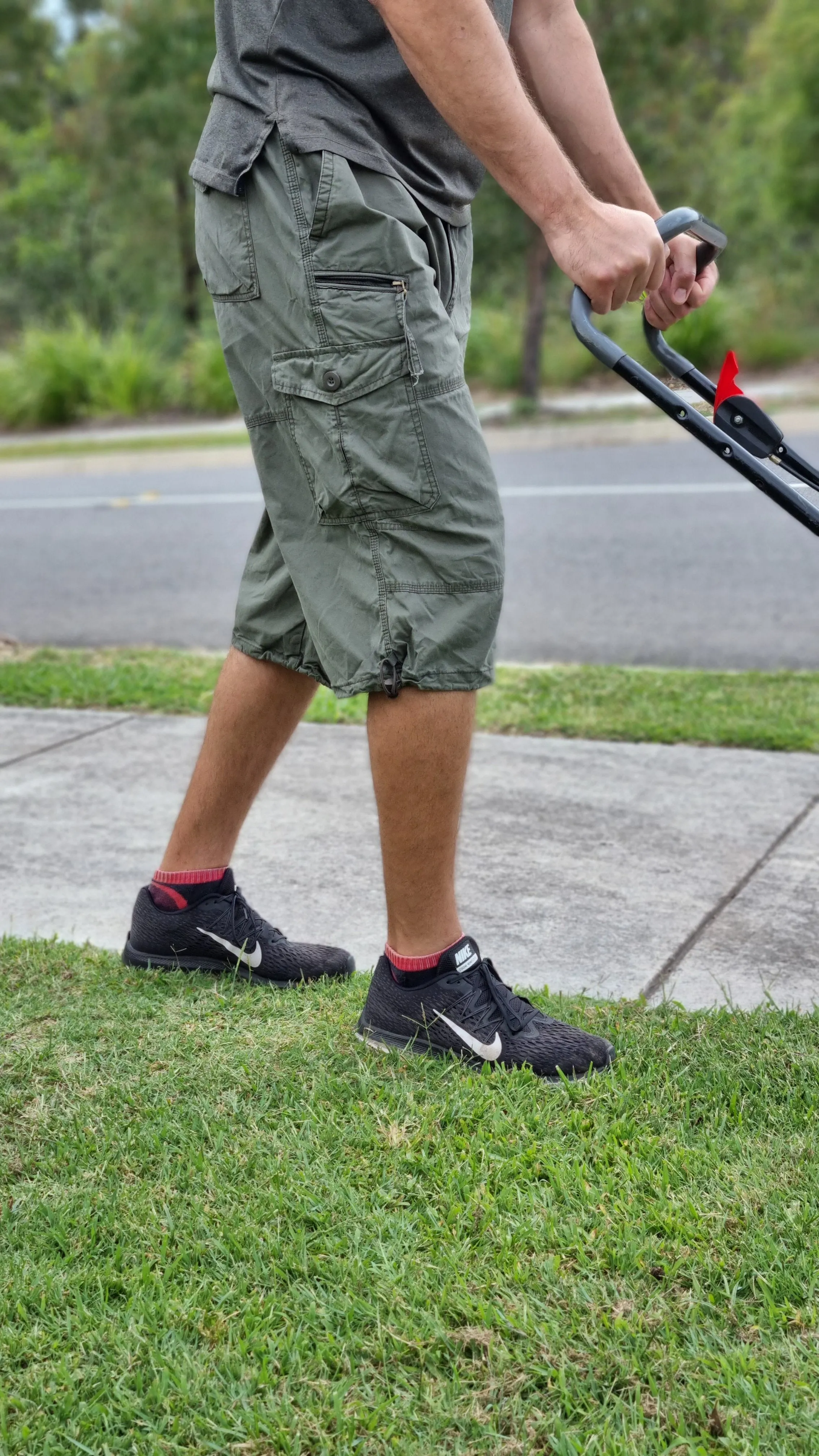 Cotton Cargo 3/4 Shorts