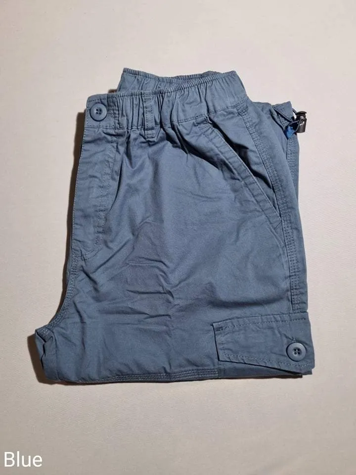 Cotton Cargo 3/4 Shorts