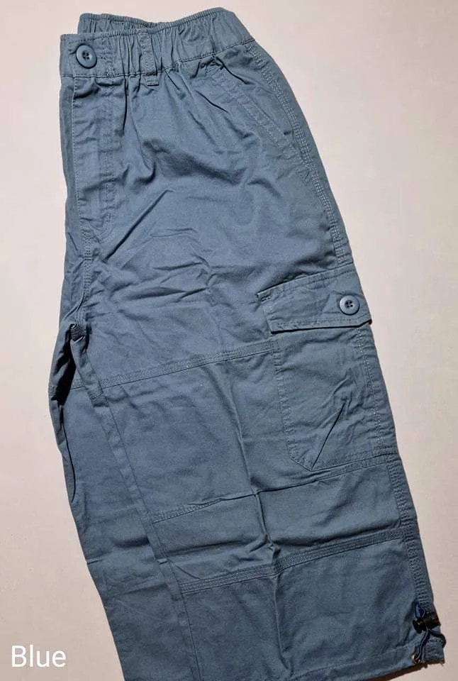 Cotton Cargo 3/4 Shorts