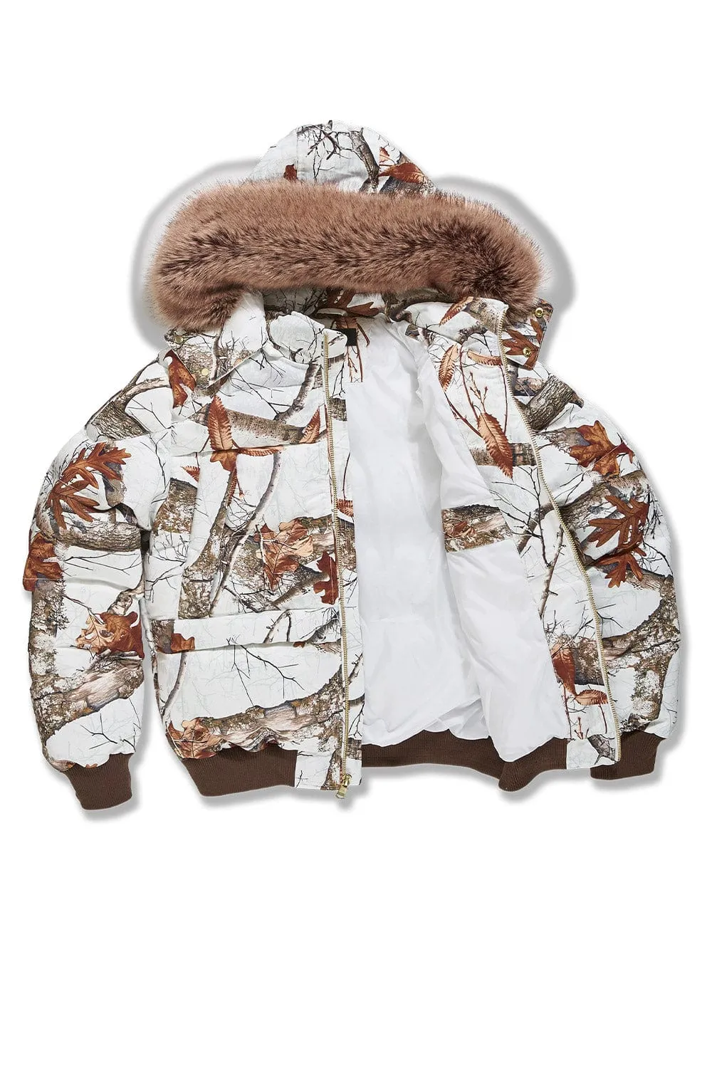 Cross Bay Bomber Jacket (Snow Camo)