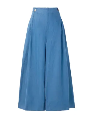 Deep Blue High Waisted Pants