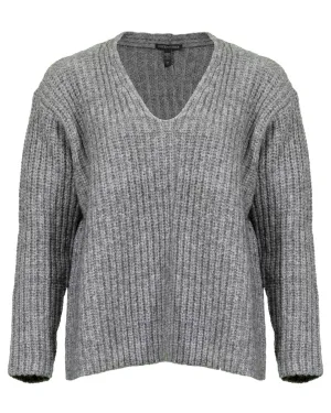 Eileen Fisher Wool Blend Loft Box Top