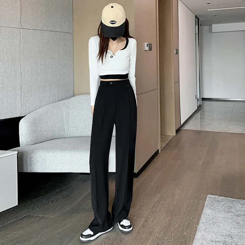 Elegant Wide Leg Pants