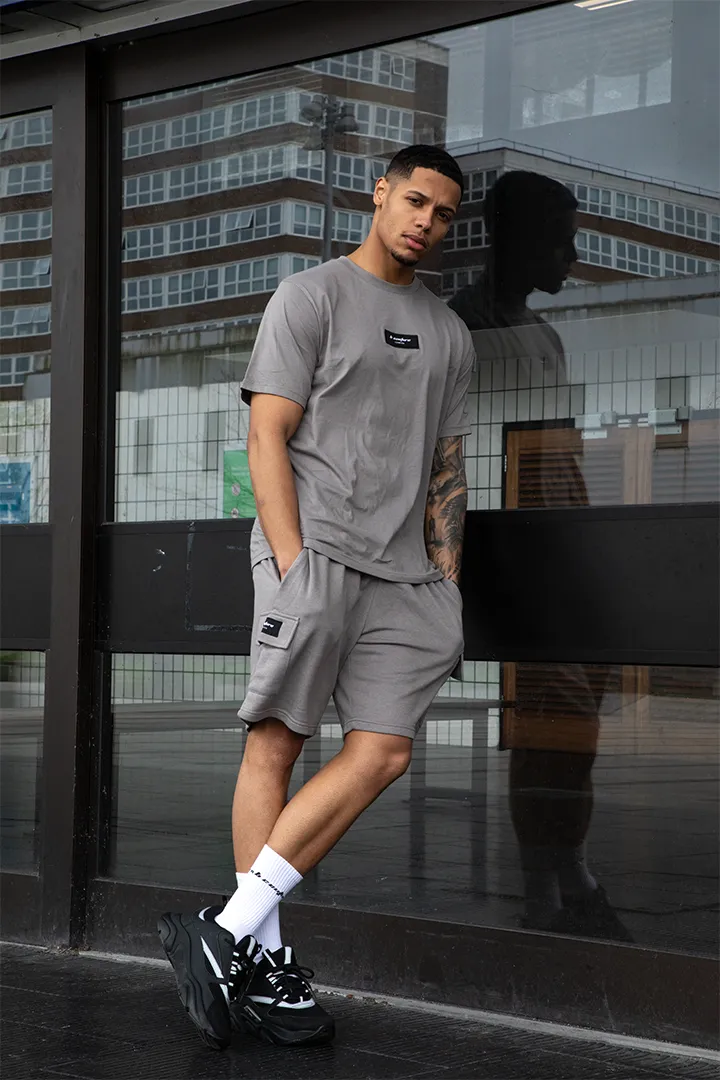 Hampden T-Shirt & Short Set - Dark Grey