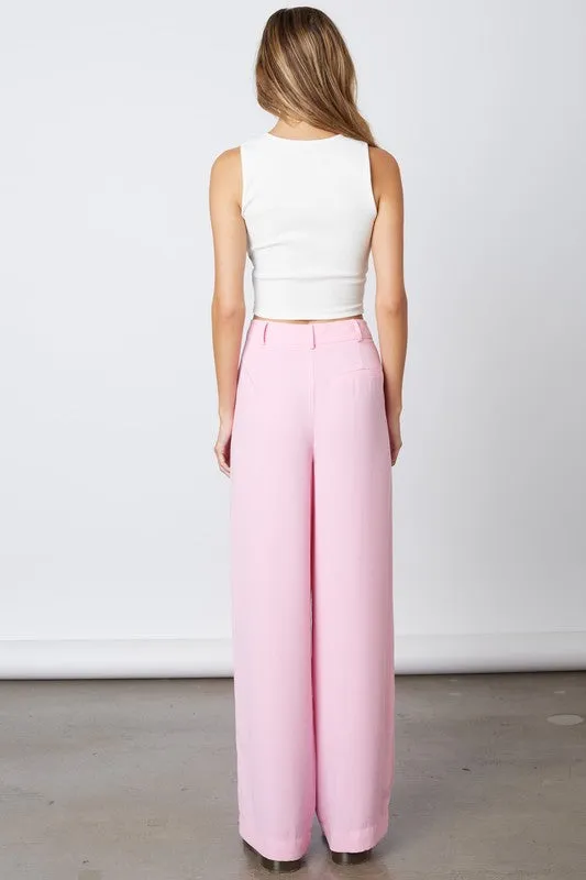 High Waisted Wide Leg Dress Pants