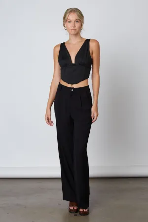 High Waisted Wide Leg Dress Pants