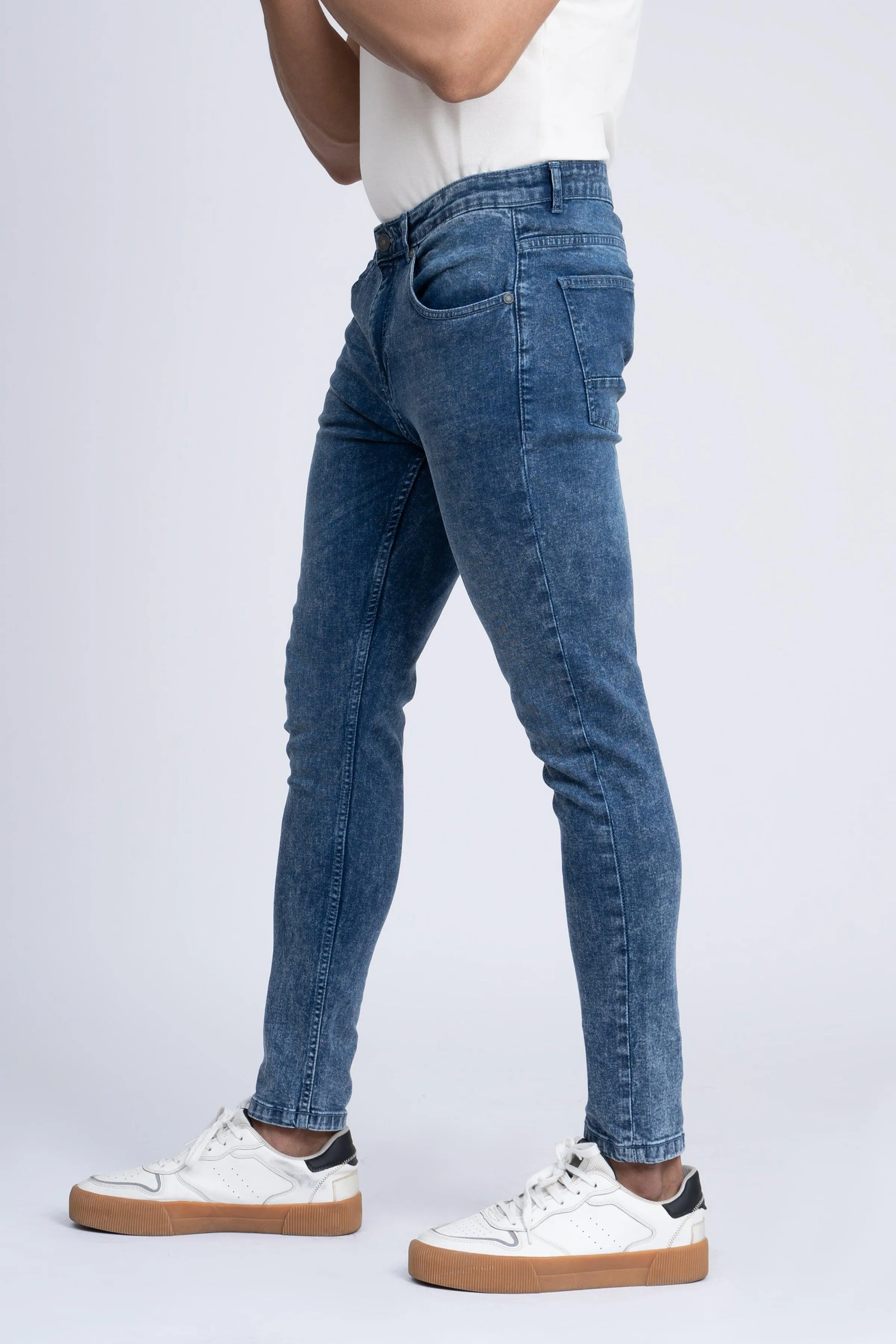 JEAN SKINYY LEG MID BLUE