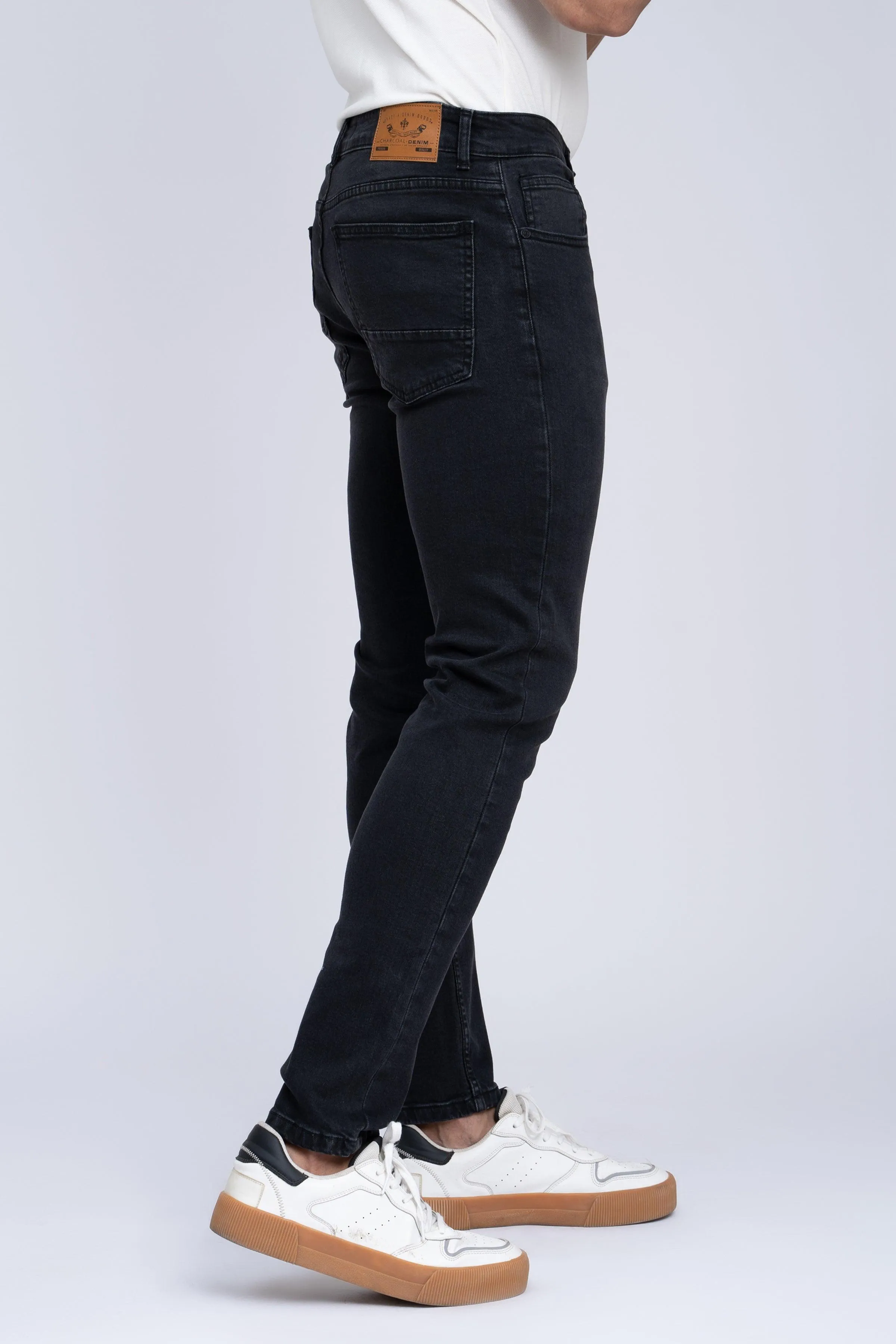 JEAN SLIM LEG CHARCOAL