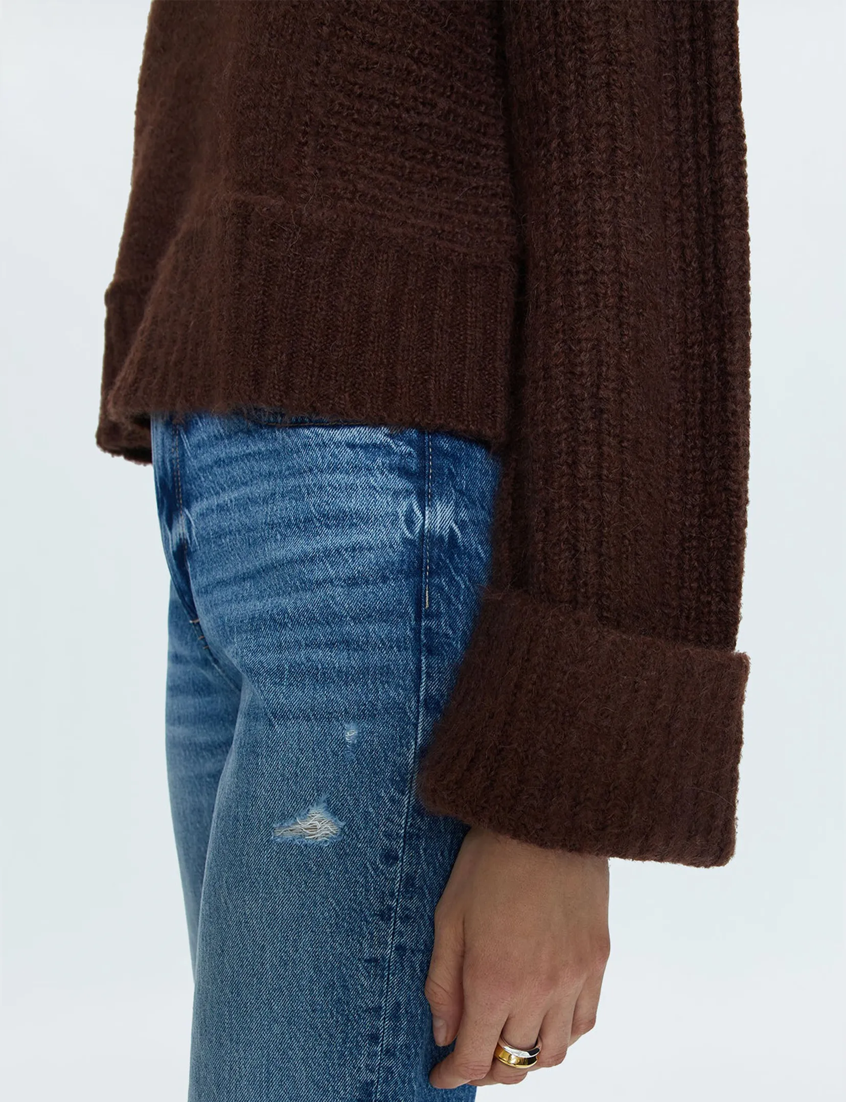 Joy Sweater, Dark Roast