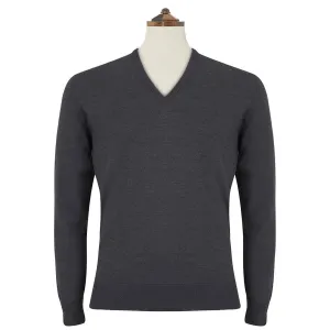 Kendrick Charcoal V Neck Pullover