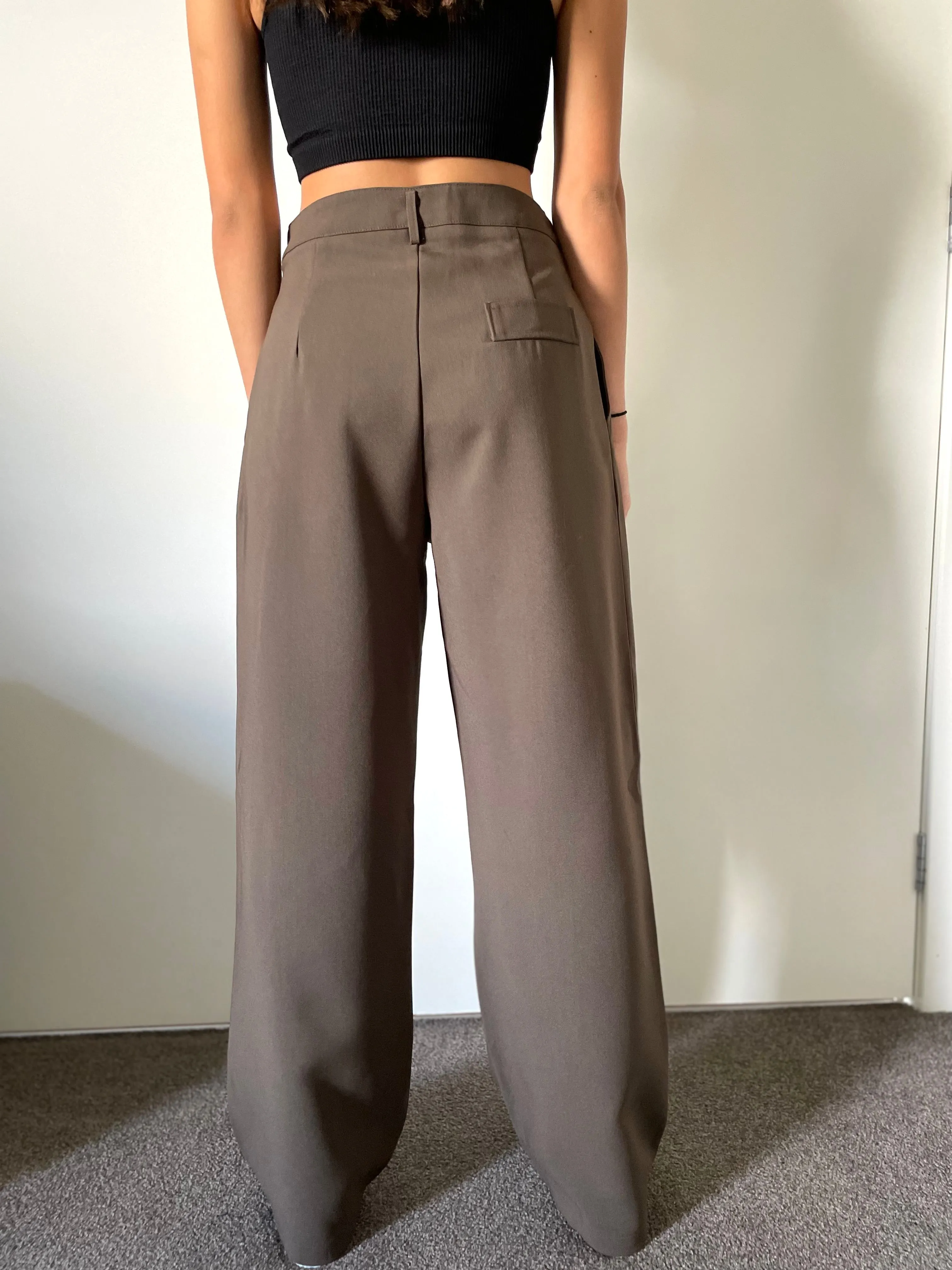 LARA High Waisted, Wide Leg Pants