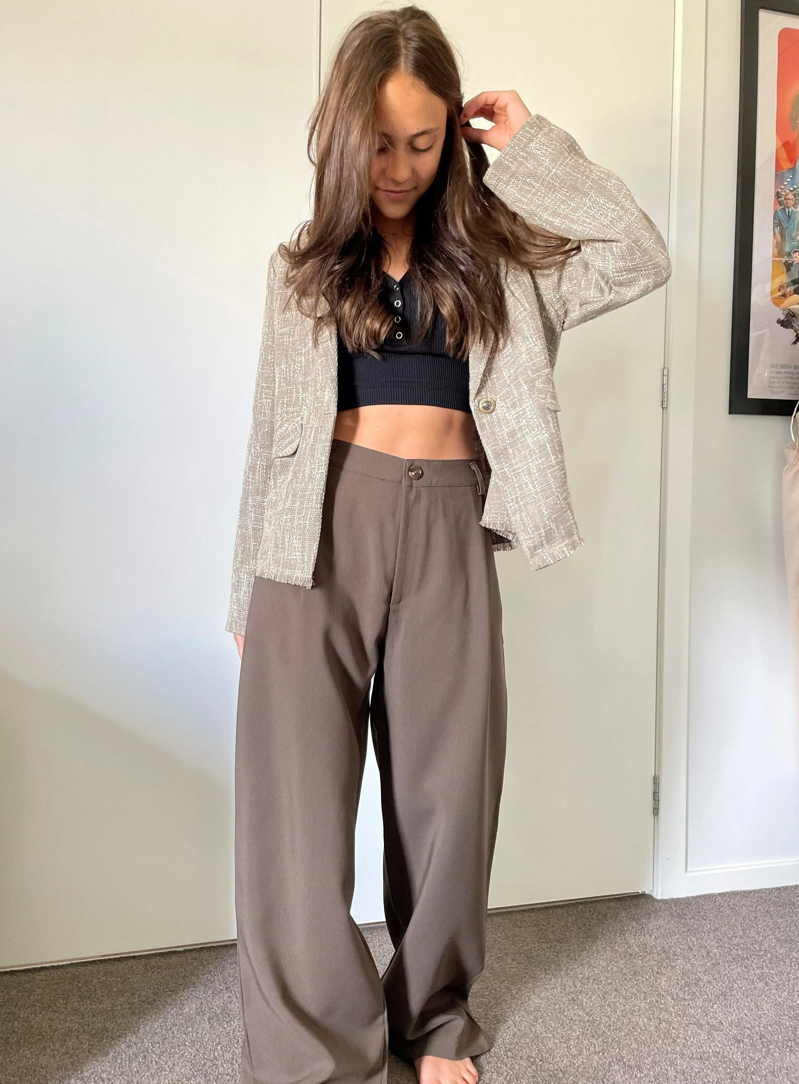 LARA High Waisted, Wide Leg Pants