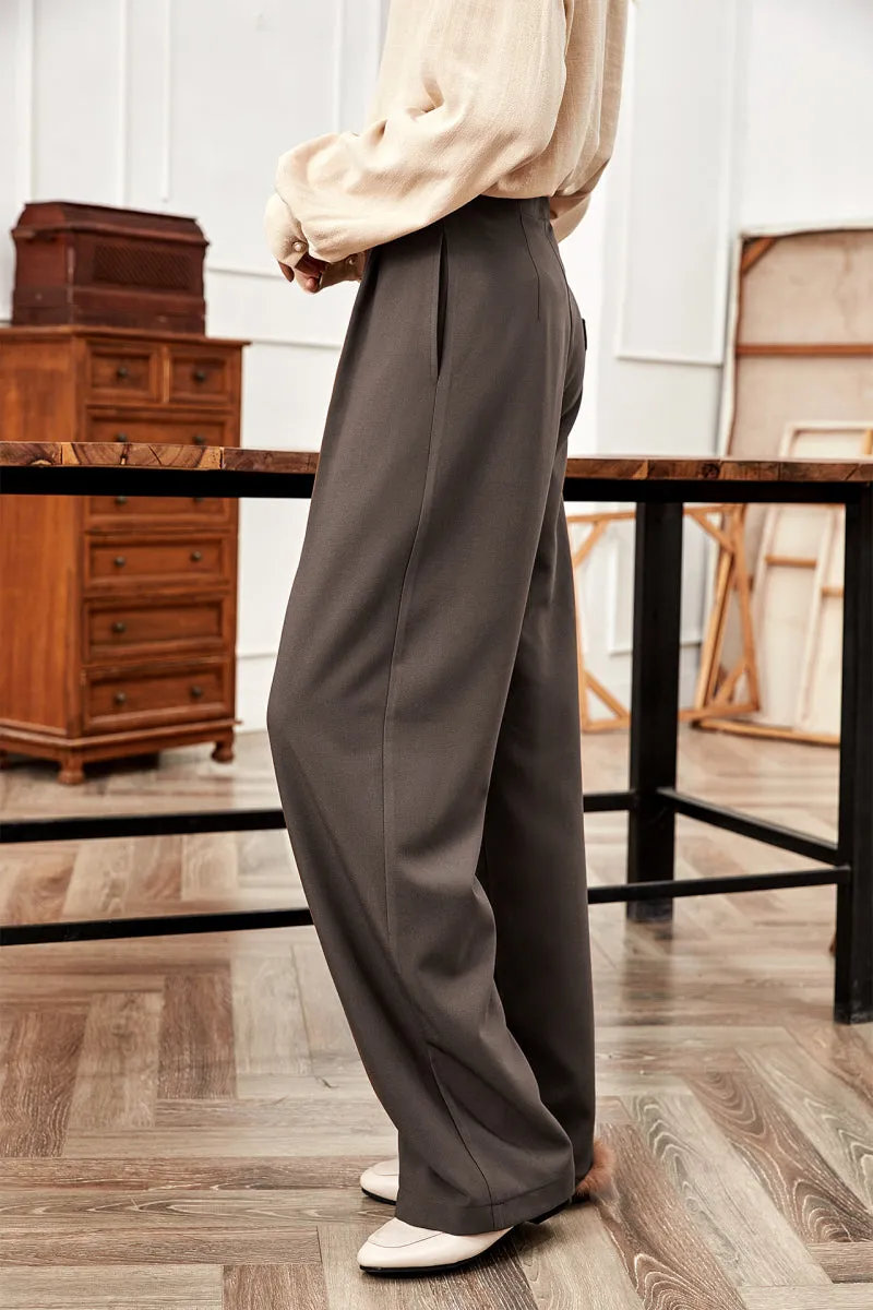 LARA High Waisted, Wide Leg Pants