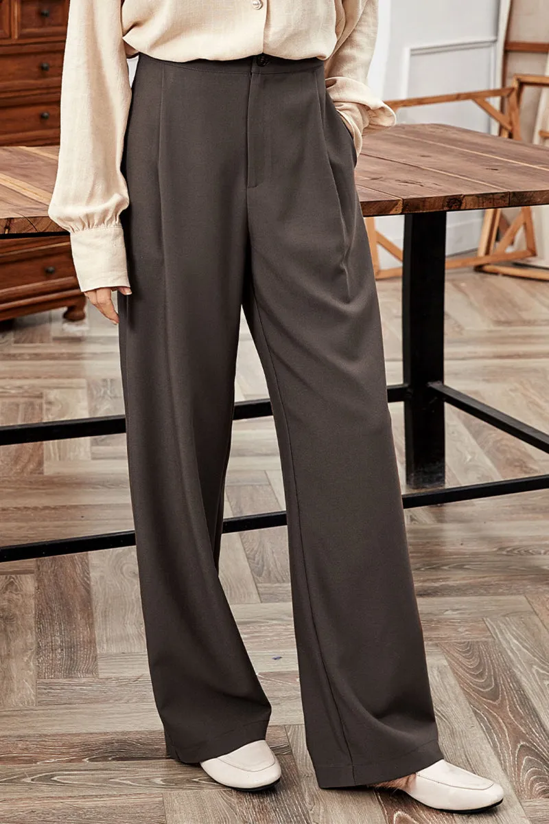 LARA High Waisted, Wide Leg Pants