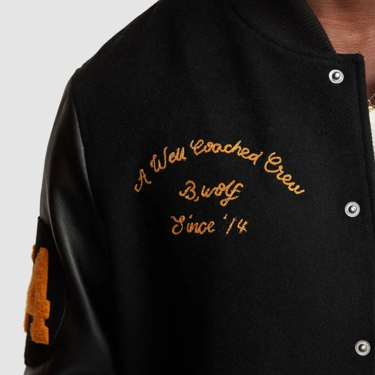 League Varsity Bomber - Black