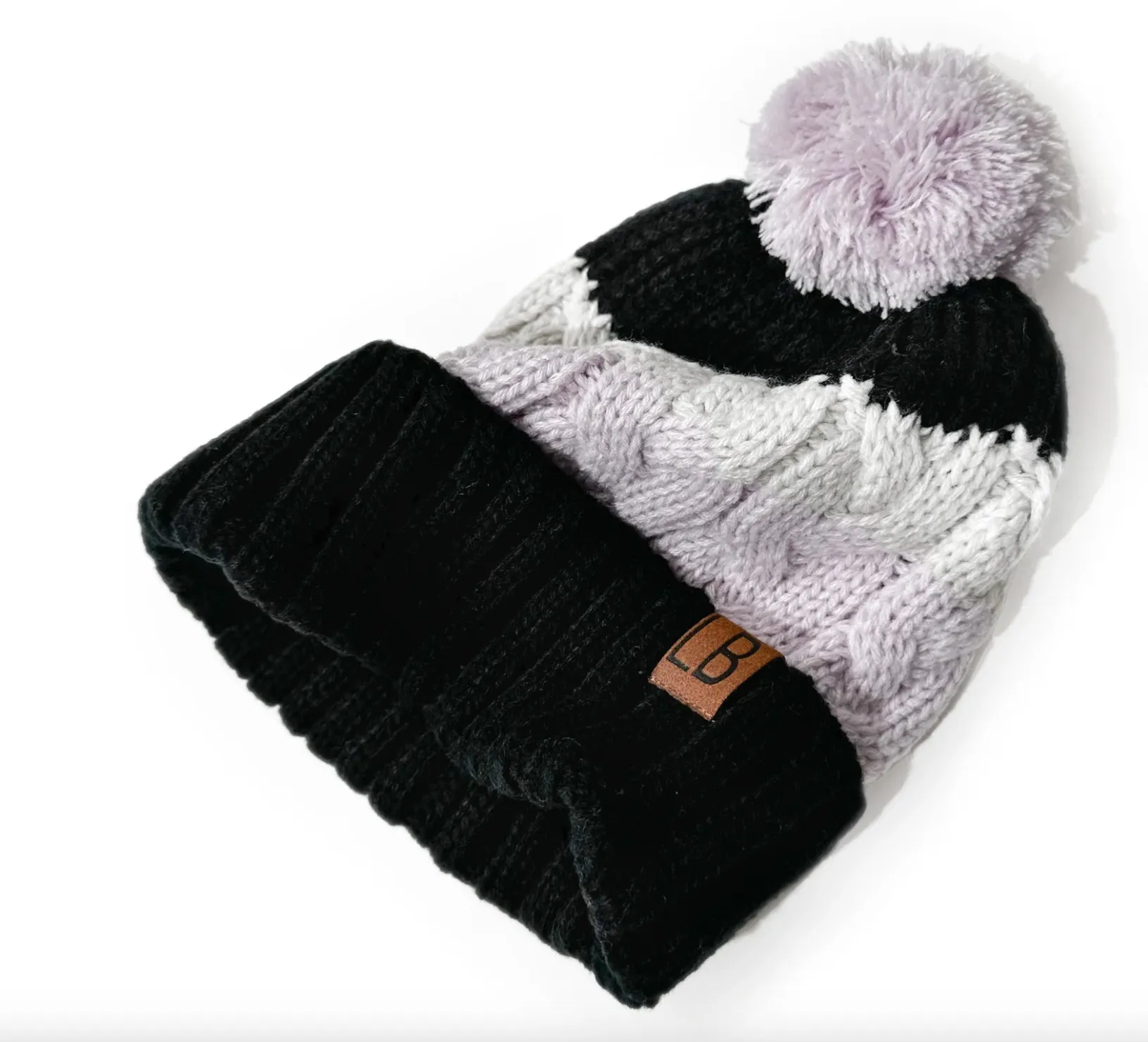 LITTLE BIPSY - Chunky Pom Beanie | Lavender