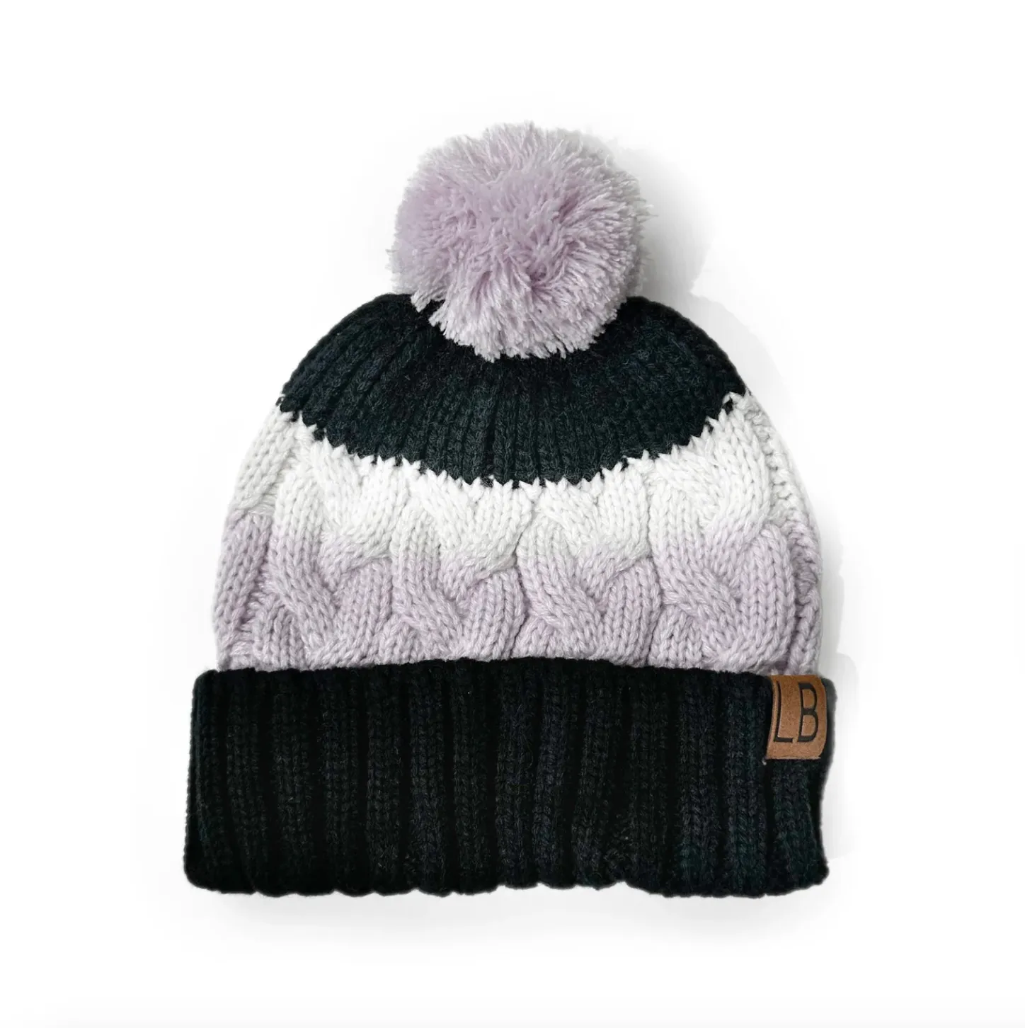 LITTLE BIPSY - Chunky Pom Beanie | Lavender