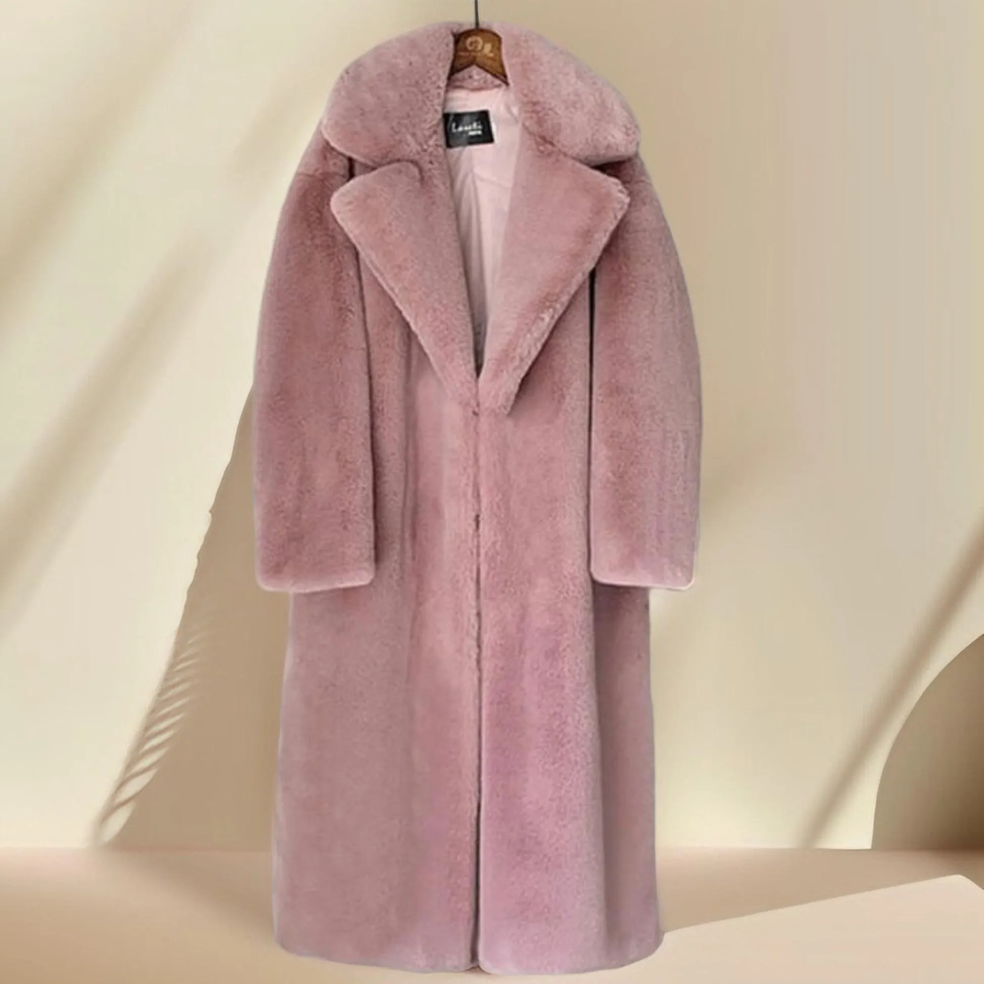 Long Faux Fur Coat- WInter long coats for women