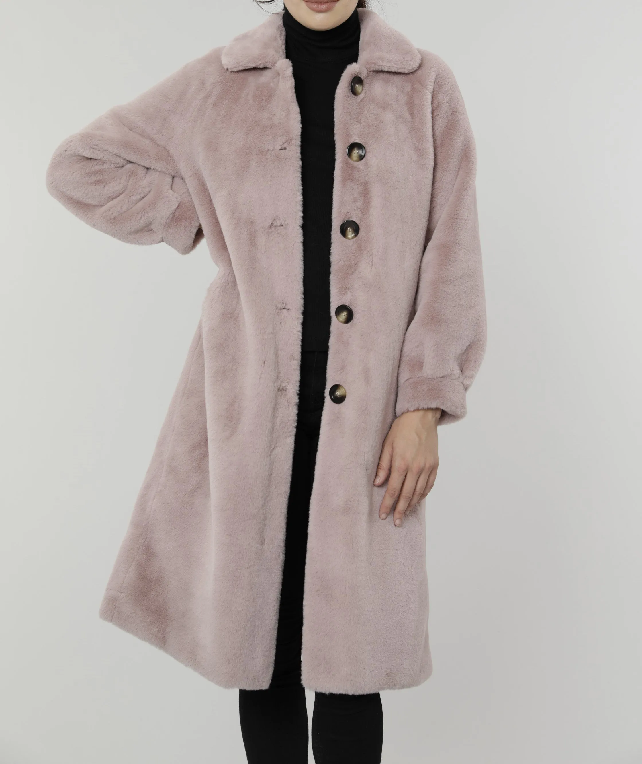 Long Faux Fur Coat