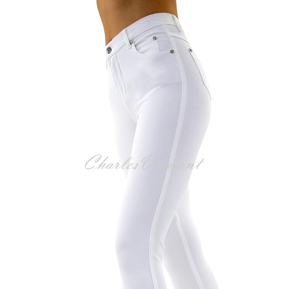 Marble Full Length Skinny Jean – Style 2402-102 (White)