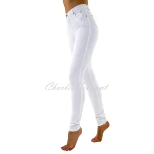 Marble Full Length Skinny Jean – Style 2402-102 (White)