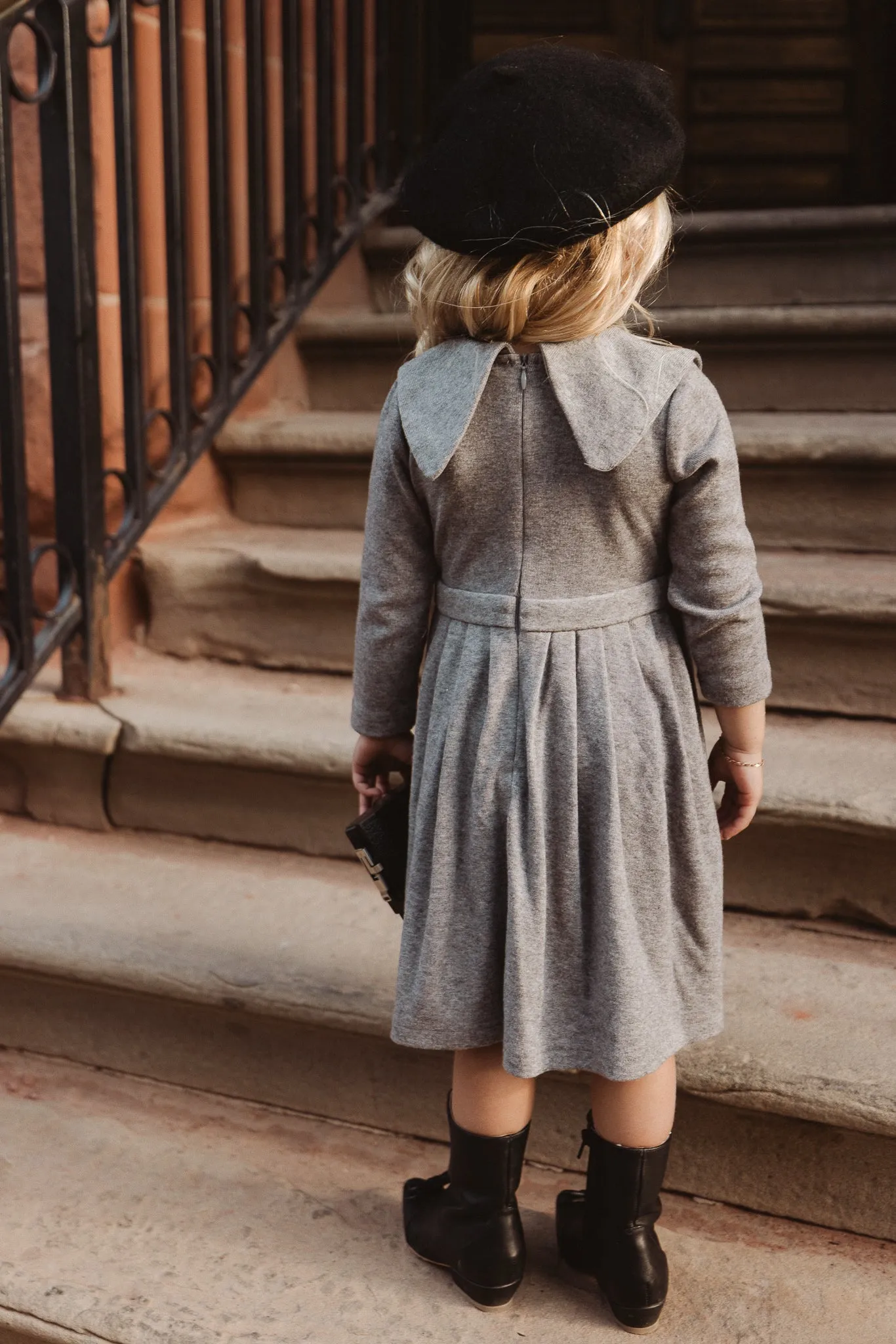 Mini Beau Dress in Gray - FINAL SALE