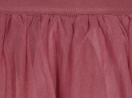 Mini Plum Tulle Skirt