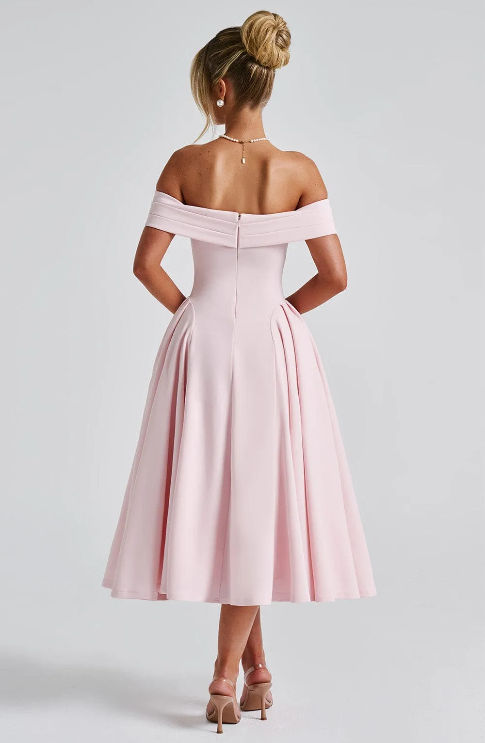 Miranda Midi Dress - Blush