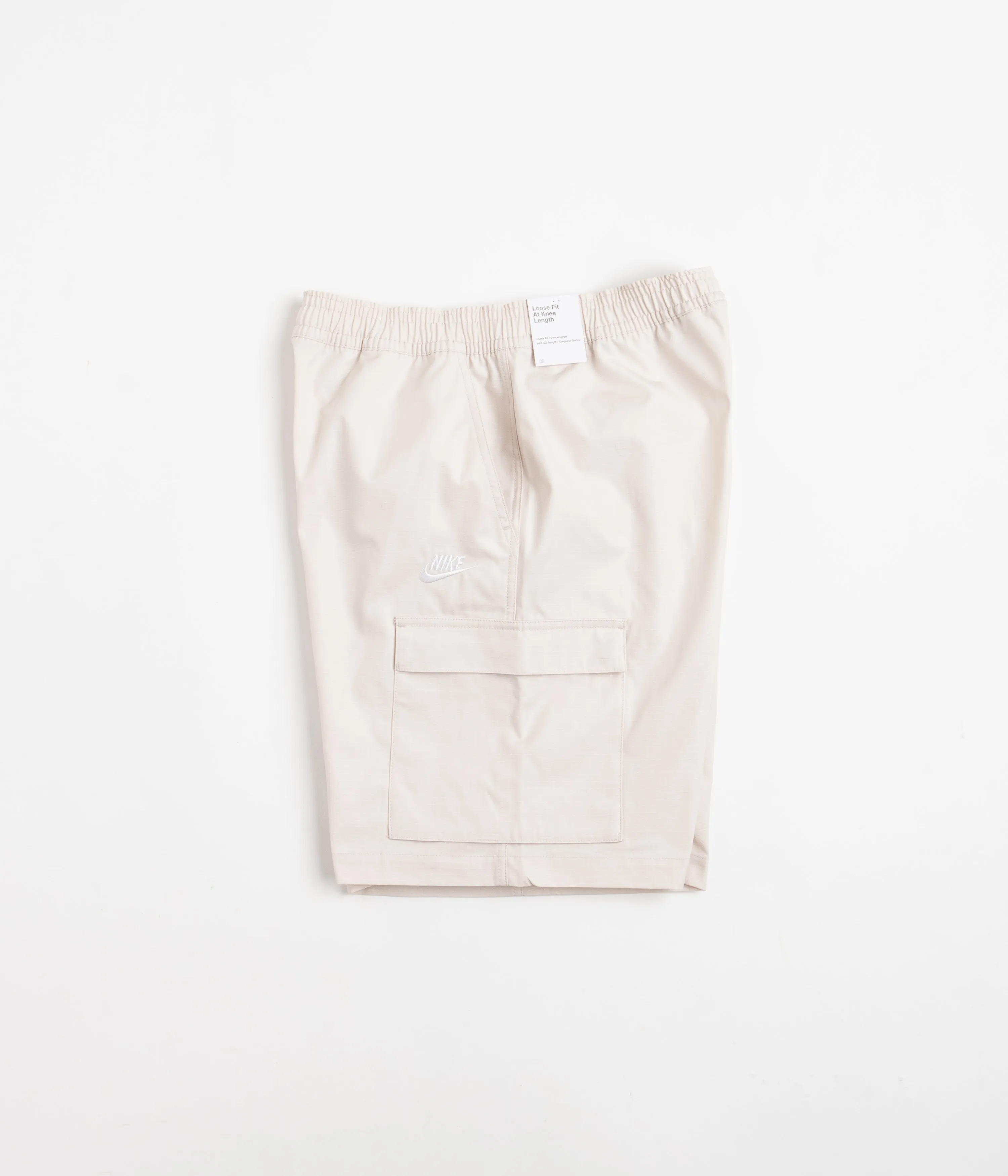 Nike Club Cargo Shorts - Light Orewood Brown / White